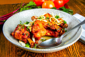 Honey Lemon Glazed Wings