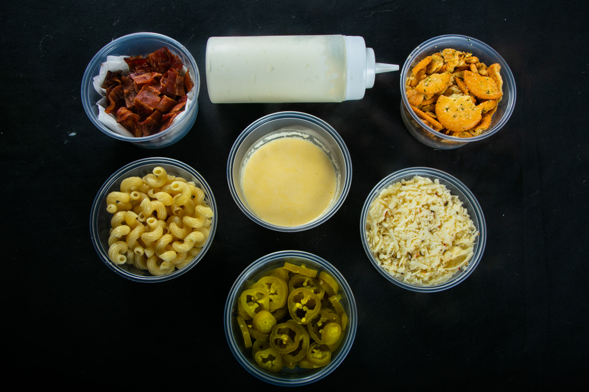 Loaded Potato Mac Prep